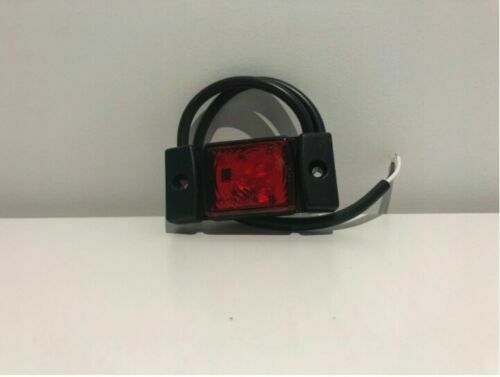 LED Светодиоден Габарит, Маркер, Токос, Червен, Е-Mark, 3 LED, 12V-24V, 7.3 см
