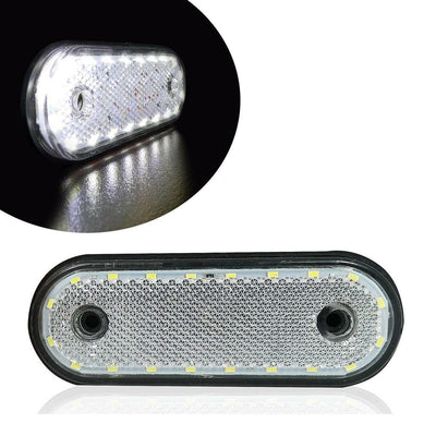 LED Диоден Габарит, Маркер, Токос, Бял, Червен, Жълт, Маркер, 20 Диода, 12V - 24V за камион бус, ван, каравана, платформа, кемпер