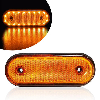 LED Диоден Габарит, Маркер, Токос, Бял, Червен, Жълт, Маркер, 20 Диода, 12V - 24V за камион бус, ван, каравана, платформа, кемпер