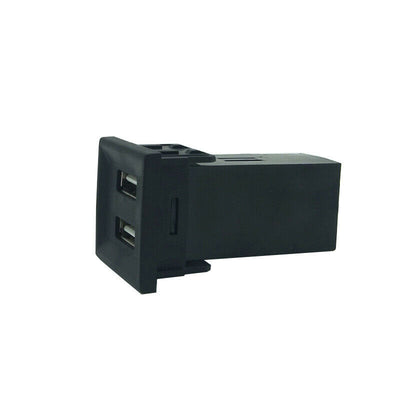Двойно USB Зарядно за Вграждане за Volkswagen Фолксваген VW Transporter Транспортер Caravelle Каравел Т5 2003 - 2009