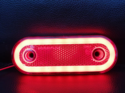 LED Диоден Габарит Със Стойка, Бял, Червен, Жълт, Маркер, Е-Mark, Неон Ефект, 12V-24V /0294