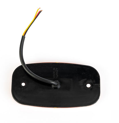LED Бял Светодиоден Габарит Маткер Токос Неон Ефект, 122mm x 63mm , с Три Функции 12V-24V