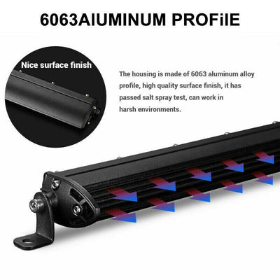 54 см LED Лед Диоден Бар , 9000 lm, 180W, Ултра Тънък, 12-24V, Комбинирана Combo - Flood и Spot Светлина