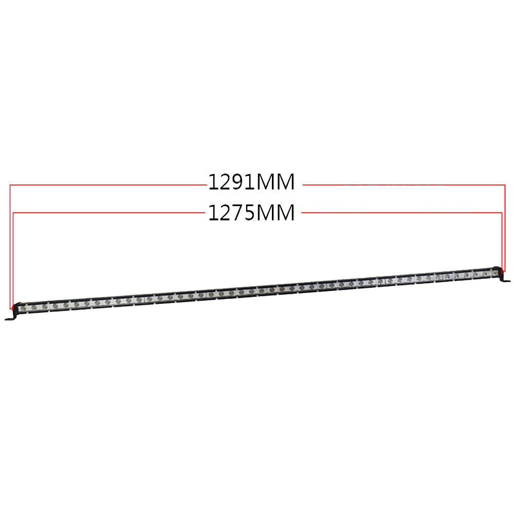 129см 144W Slim Слим Едноредов Мощен Led Bar Лед Диоден Бар Прожектор 12-24V