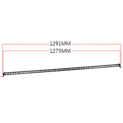 129см 144W Slim Слим Едноредов Мощен Led Bar Лед Диоден Бар Прожектор 12-24V