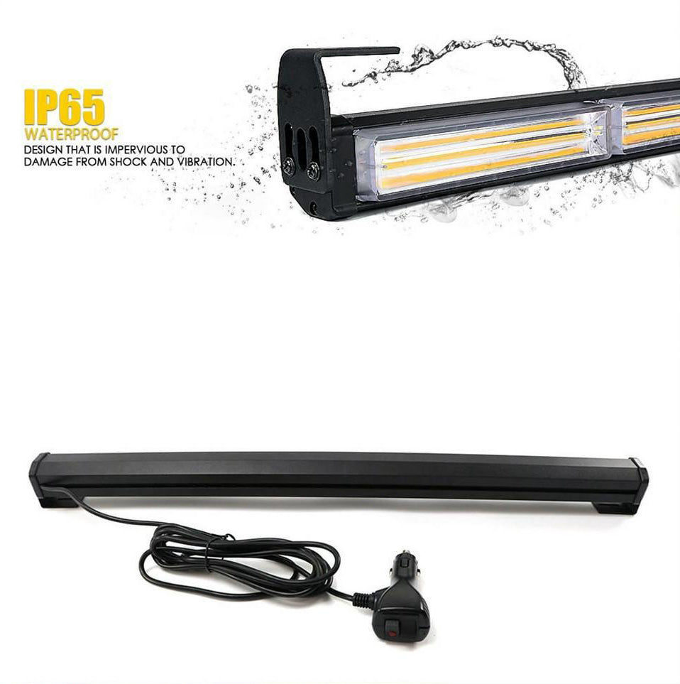 120cm Сигнална Аварийна Блиц Маяк Led Бар Лампа Пътна Помощ Платформа 12V-24V 144W