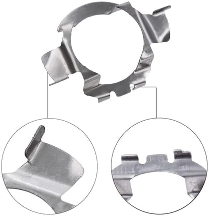 Комплект от 2 броя Aдаптери за LED крушки H7 за Nissan Qashqai Нисан Кашкай, Bmw X5, БМВ Х5 Volkswagen Tiguan Тигуан, Touareg Туатег , Golf, Голф Polo Поло, Ford Focus Форд Фокус