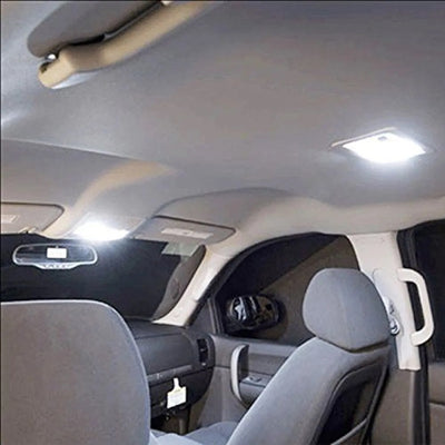 Комплект от 2 броя T10 Led крушки, 12 SMD светодиода, W5W, Canbus, 12V - 24V , бяла светлина 6000K