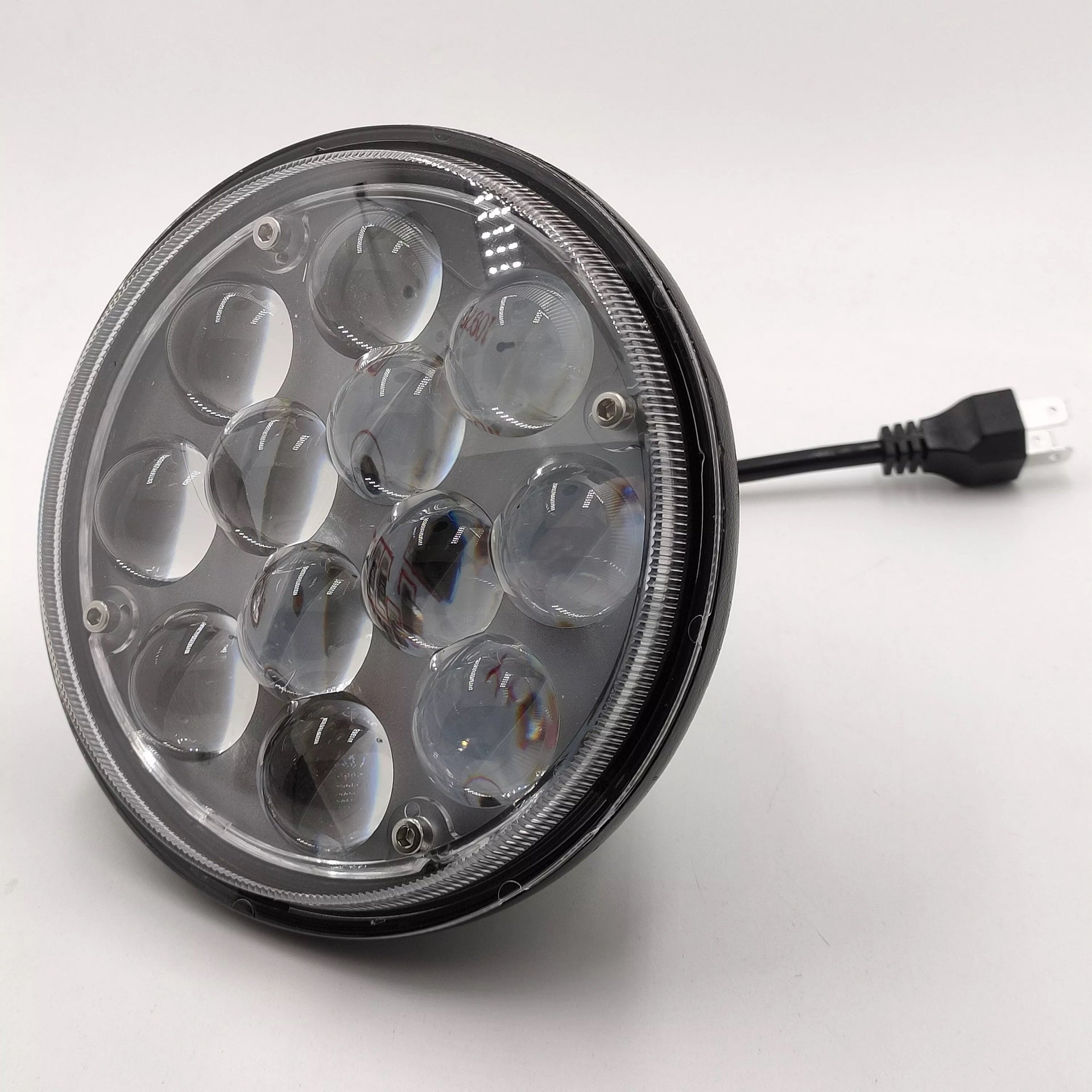 14.5 см ЛЕД LED 5D 36W Универсален прожектор фар лампа халоген с къси / дълги светлини за мотоциклет автомобил офроуд бус ван камион трактор комбайн багер къси/дълги 12V-24V 5,7 инча