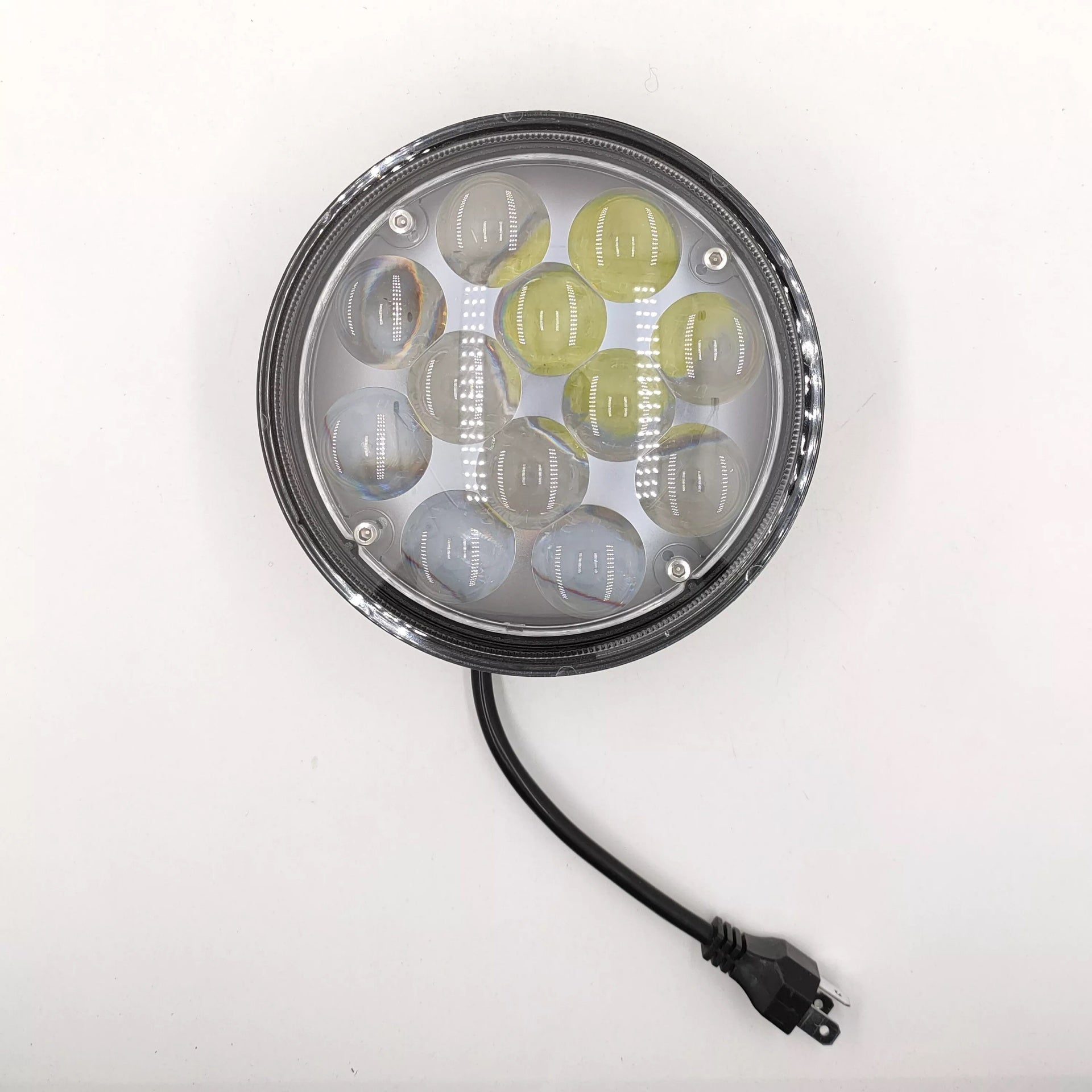 14.5 см ЛЕД LED 5D 36W Универсален прожектор фар лампа халоген с къси / дълги светлини за мотоциклет автомобил офроуд бус ван камион трактор комбайн багер къси/дълги 12V-24V 5,7 инча