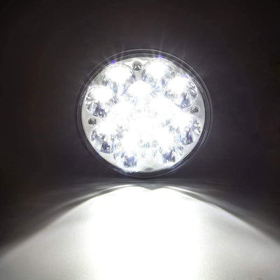 14.5 см ЛЕД LED 5D 36W Универсален прожектор фар лампа халоген с къси / дълги светлини за мотоциклет автомобил офроуд бус ван камион трактор комбайн багер къси/дълги 12V-24V 5,7 инча