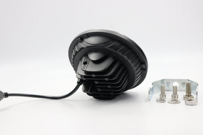 14.5 см ЛЕД LED 5D 36W Универсален прожектор фар лампа халоген с къси / дълги светлини за мотоциклет автомобил офроуд бус ван камион трактор комбайн багер къси/дълги 12V-24V 5,7 инча