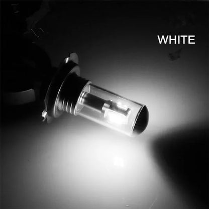 Комплект от 2 броя ЛЕД LED крушки за фарове H7 Х7 12V-24V Бели 6000k