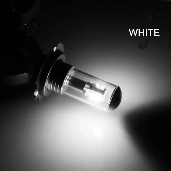 Комплект от 2 броя ЛЕД LED крушки за фарове H7 Х7 12V-24V Бели 6000k
