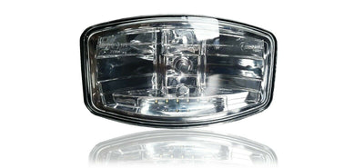 Комплект от 2 броя Халогени Фарове 12V-24V с крушка H7 + 6 ЖЪЛТИ LED габаритни светлини E-Mark За Камион Трактор Багер Земеделски Машини и др.