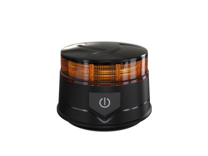 14W Лед Led Безжична Диодна Въртяща се Сигнална Аварийна Лампа Маяк Буркан с Магнит и Вендуза за Пътна Помощ Платформа и др.12V - 24V