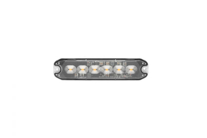 6 LED ЛЕД Жълта Аварийна Лампа Блиц Светлина Мигаща За Пътна Помощ Платформа и др. 10W с 8 режима 8х3 cm. 12-24V