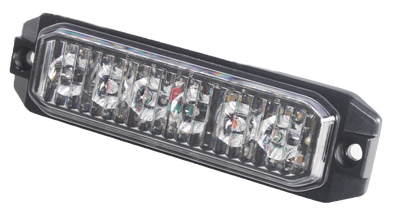 6 LED Блиц Светлина Мигаща Аварийна Лампа За Пътна Помощ Жълта 12V - 24V