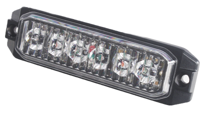 6 LED Блиц Светлина Мигаща Аварийна Лампа За Пътна Помощ Жълта 12V - 24V