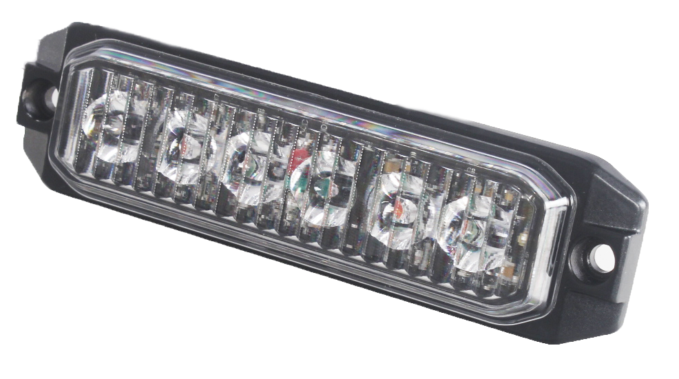6 LED Блиц Светлина Мигаща Аварийна Лампа За Пътна Помощ Жълта 12V - 24V