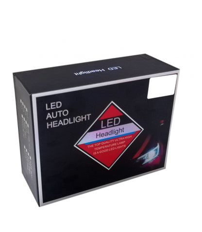Комплект от 2 броя LED ЛЕД диодни крушки за фарове H1 36w 7600lm 12/24V