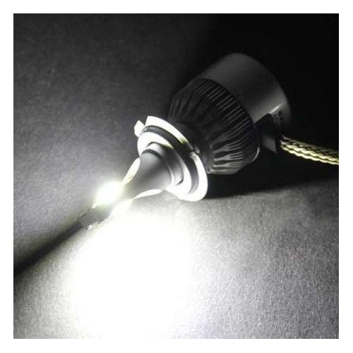 Комплект от 2 броя LED ЛЕД диодни крушки за фар фарове H4 Х4 12V 36W