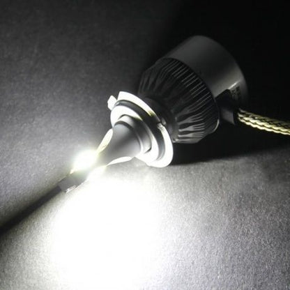 Комплект от 2 броя LED лед диодни крушки за фарове H7 Х7 36w 7600lm 12/24V