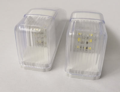 ЛЕД LED Светодиоден бял габарит за кабина на камион 12V - 24V за таван 14 х 4 х 6 cm