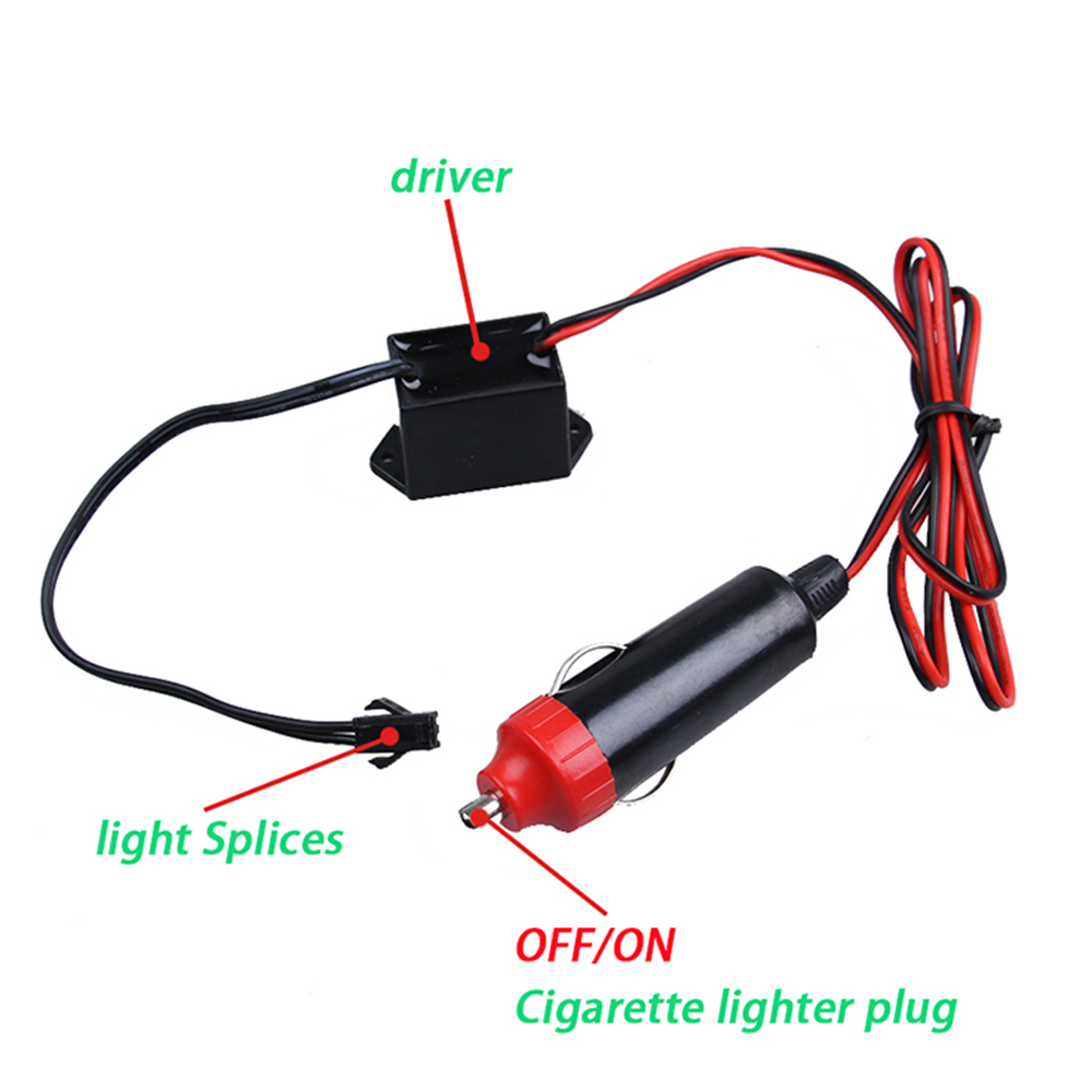 LED ЛЕД Диодна интериорна светеща лента за табло синя светлина 12V 2м амбиентно осветление