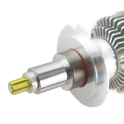 Комплект 3D CSP LED ЛЕД диодни крушки H7 Х7 12V 100W 20000lm за фарове Canbus без грешки 360° градуса