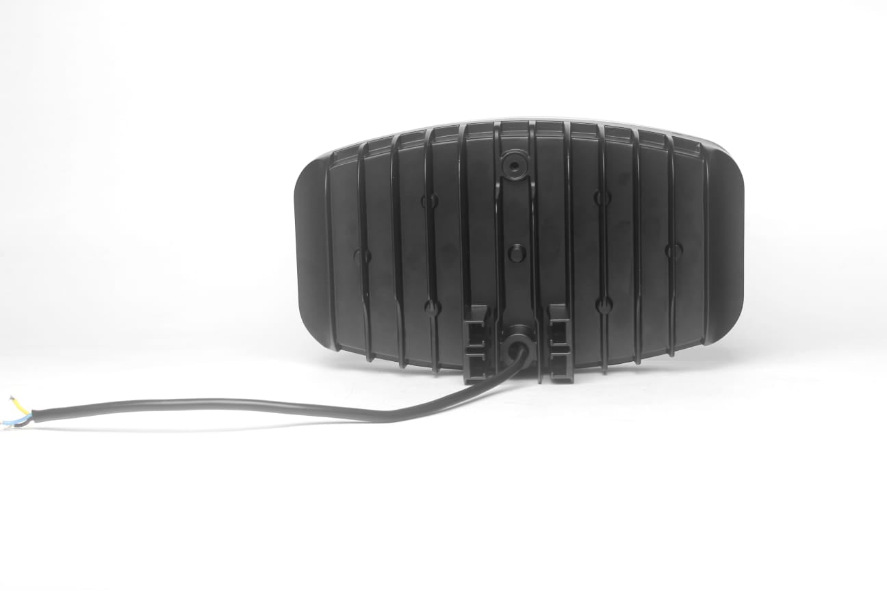 LED ЛЕД мощен диоден фар халоген лампа 12V - 24V 48W бяло-жълто за АТВ джип камион трактор земеделски и селскостопански машини и др. 245 x 139.4 x 90 mm E-mark E9