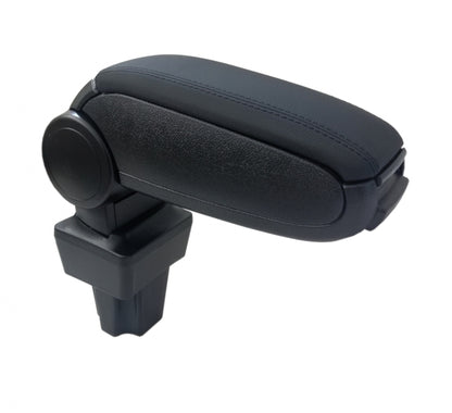 Нов Подлакътник, Барче за автомобил за Opel Опел Astra G Астра Г 1998 - 2004 с черно луксозно кожено покритие еко кожа