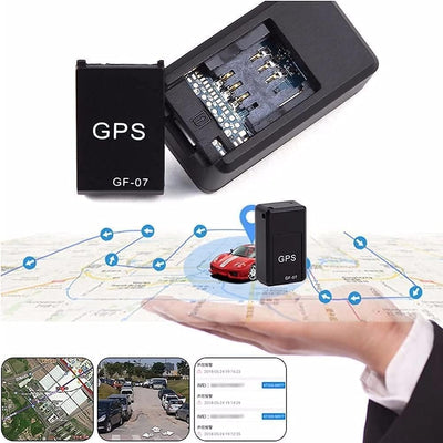 Мини черен GPS тракер за проследяване и подслушване в реално време със СИМ карта и слот за Mini TF card