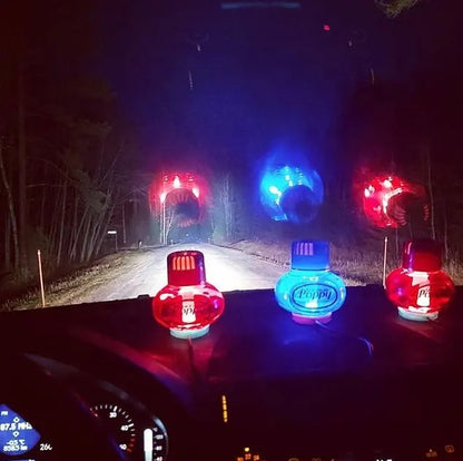 ЛЕД LED Светодиодно осветление за ароматизатор POPPY със 7 различни цвята 12V - 24V с конектор за запалка