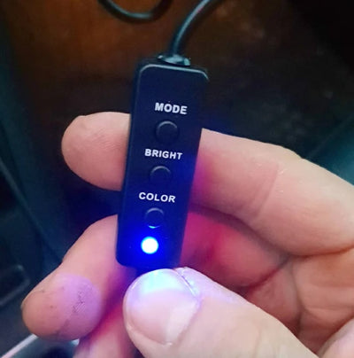 ЛЕД LED Светодиодно осветление за ароматизатор POPPY със RGB 7 различни цвята 12V - 24V с USB