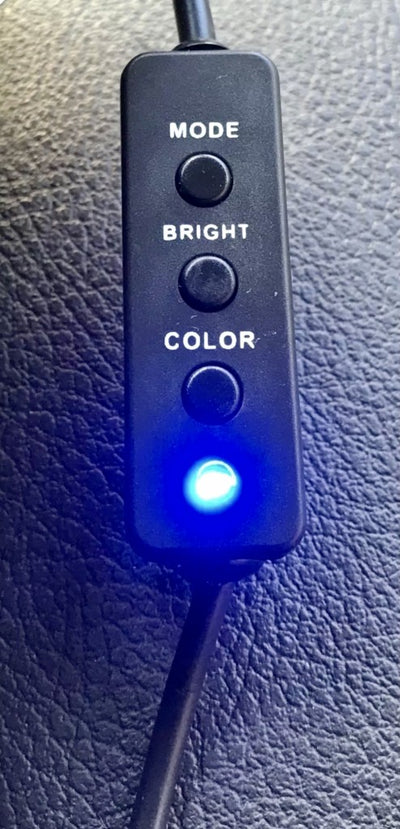ЛЕД LED Светодиодно осветление за ароматизатор POPPY със RGB 7 различни цвята 12V - 24V с USB