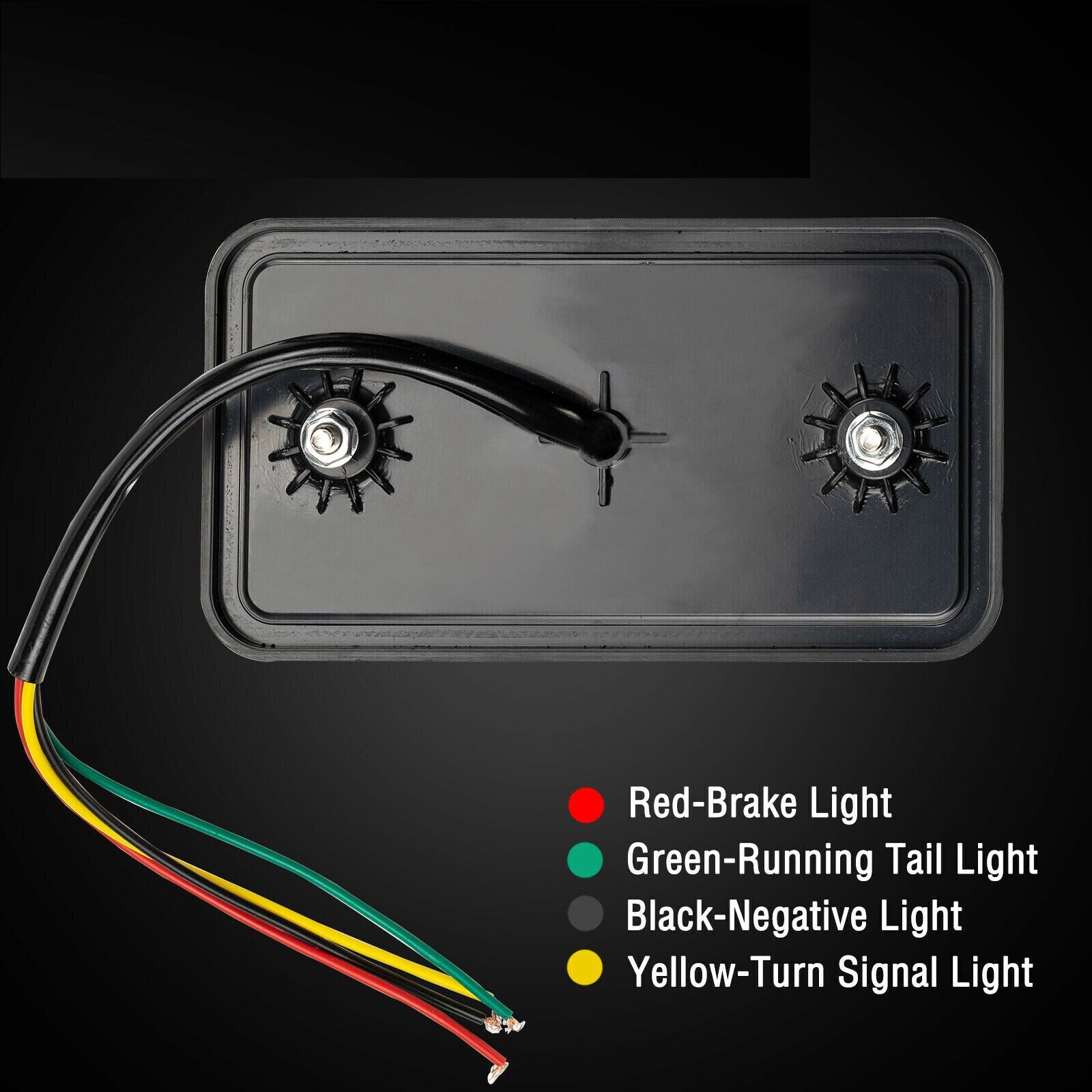 Комплект от 2 броя LED Лед Диодни Стопове Стоп Задна Светлина Slim 12V За Камион Ремарке Бус Ван Каравана и др. 15 cm x 8 cm