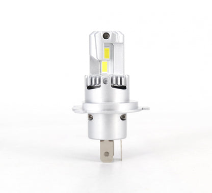 Комплект от 2 броя Умалени Мини Лед Led Диодни Крушки E4P H4 Х4 12V 50W 15000lm за Автомобил Мотоциклет Трактор Камион Бус и др.