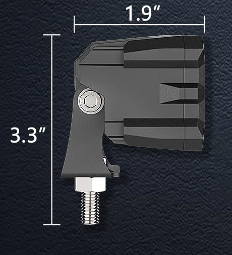 15,5 cm 7Д Диоден Прожектор Супер Мощен Халоген Led Bar Лед Бар 40w Комбиниранa Бяла и Жълта Светлина 12V - 24V За АТВ SUF Джип 4х Offroad Камион