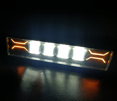 15,5 cm 7Д Диоден Прожектор Супер Мощен Халоген Led Bar Лед Бар Комбиниранa Бяла и Жълта Светлина 12V - 24V За АТВ SUF Джип 4х Offroad Камион