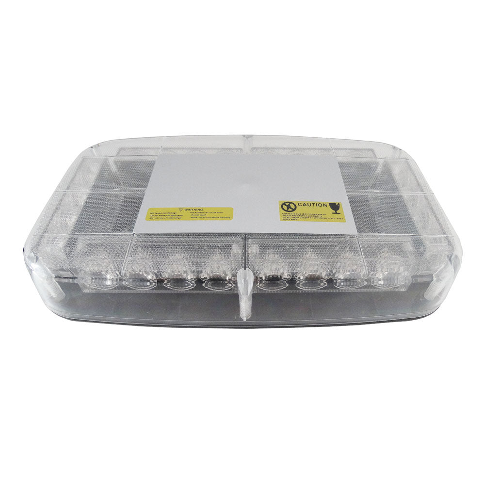 12V 24V Лед Led Диодна Мощна Аварийна Сигнална Лампа Буркан с Магнит 15 режима Бяло Стъкло За Пътна Помощ Платформа Снегорин и др.