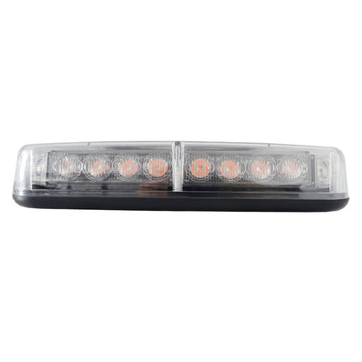12V 24V Лед Led Диодна Мощна Аварийна Сигнална Лампа Буркан с Магнит 15 режима Бяло Стъкло За Пътна Помощ Платформа Снегорин и др.