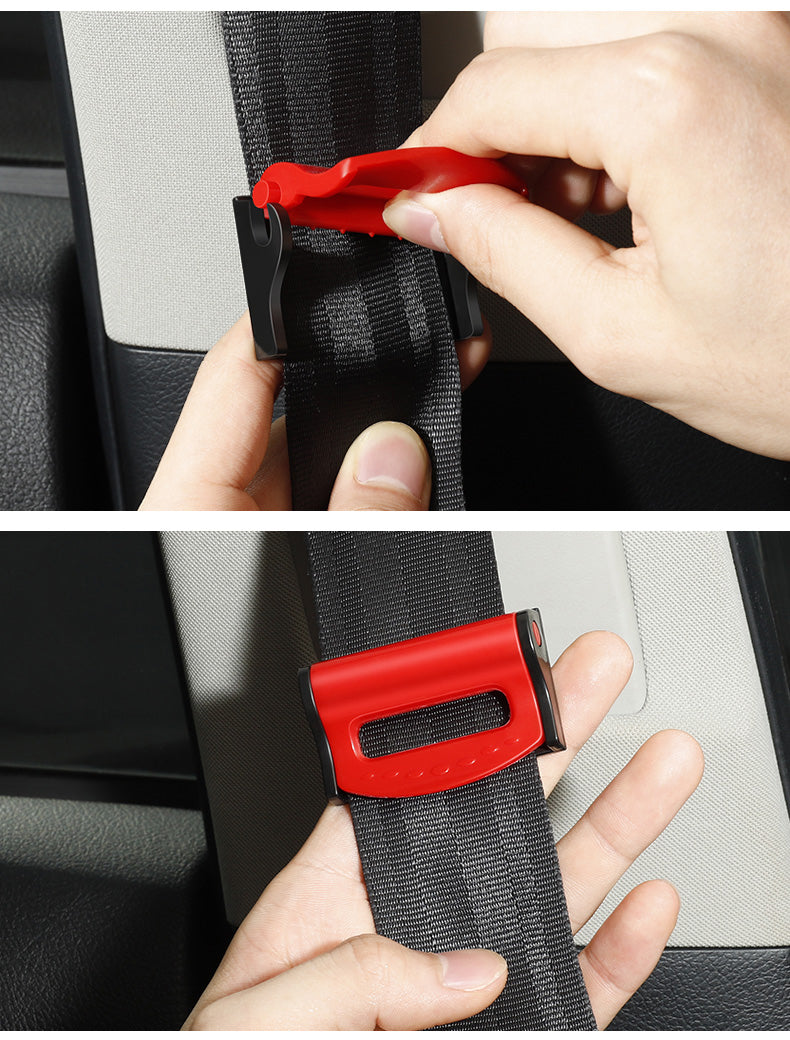 Комплект от 2 броя Червени ограничители за колан за бременни жени и малки деца