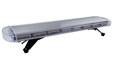 12V 24V Лед Led Диодна Мощна Синя Аварийна Сигнална Лампа Буркан 97.5 см 10 режина За Пътна Помощ Платформа Снегорин и др.