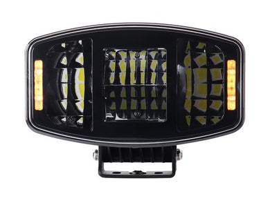 ЛЕД LED Високомощен диоден фар халоген лампа 12V - 24V бяло-жълто 247 см за камиони трактор земеделски машини и др