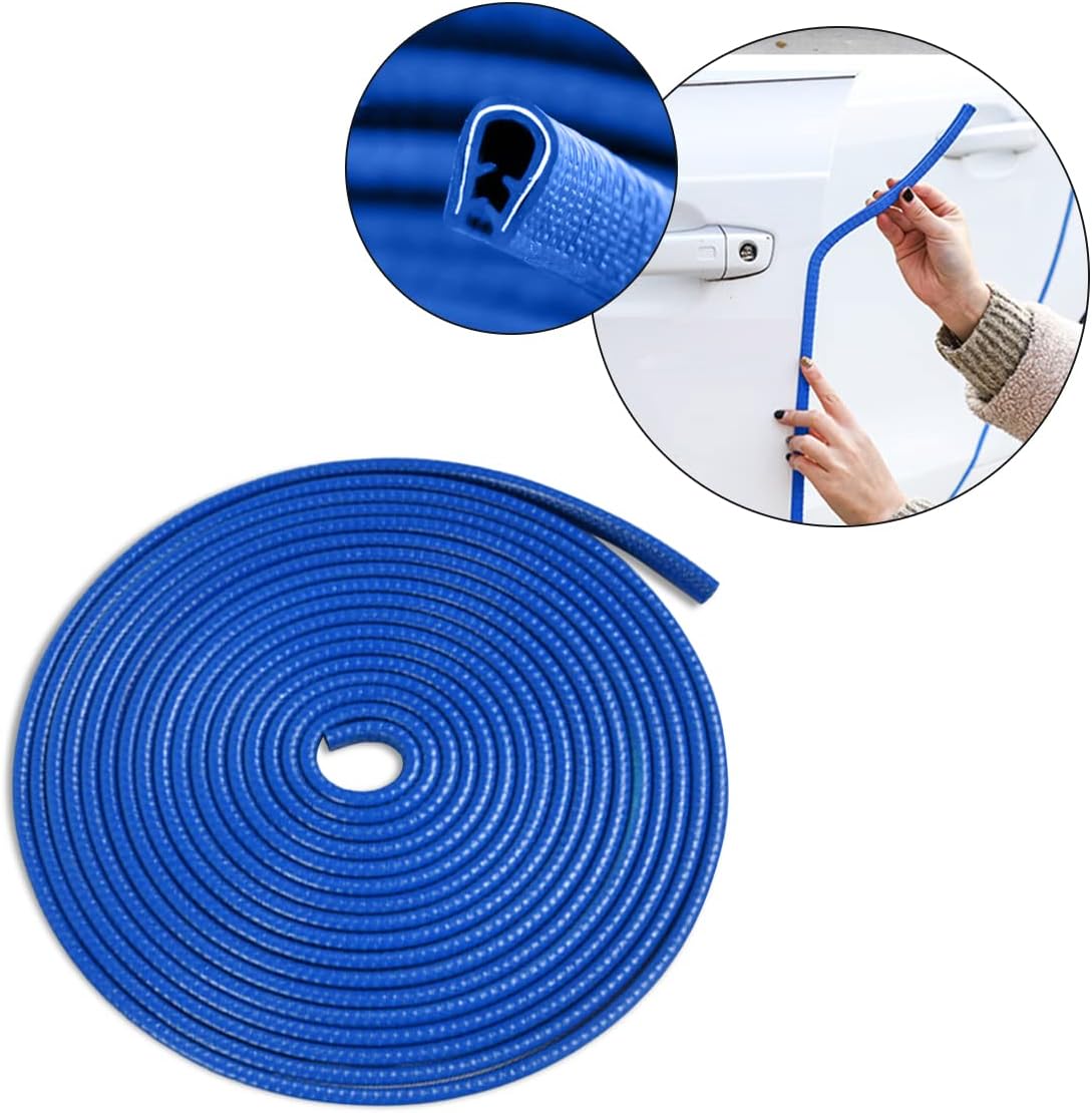 Предпазна декоративна лайсна протектор за врата врати авто ръбове синя