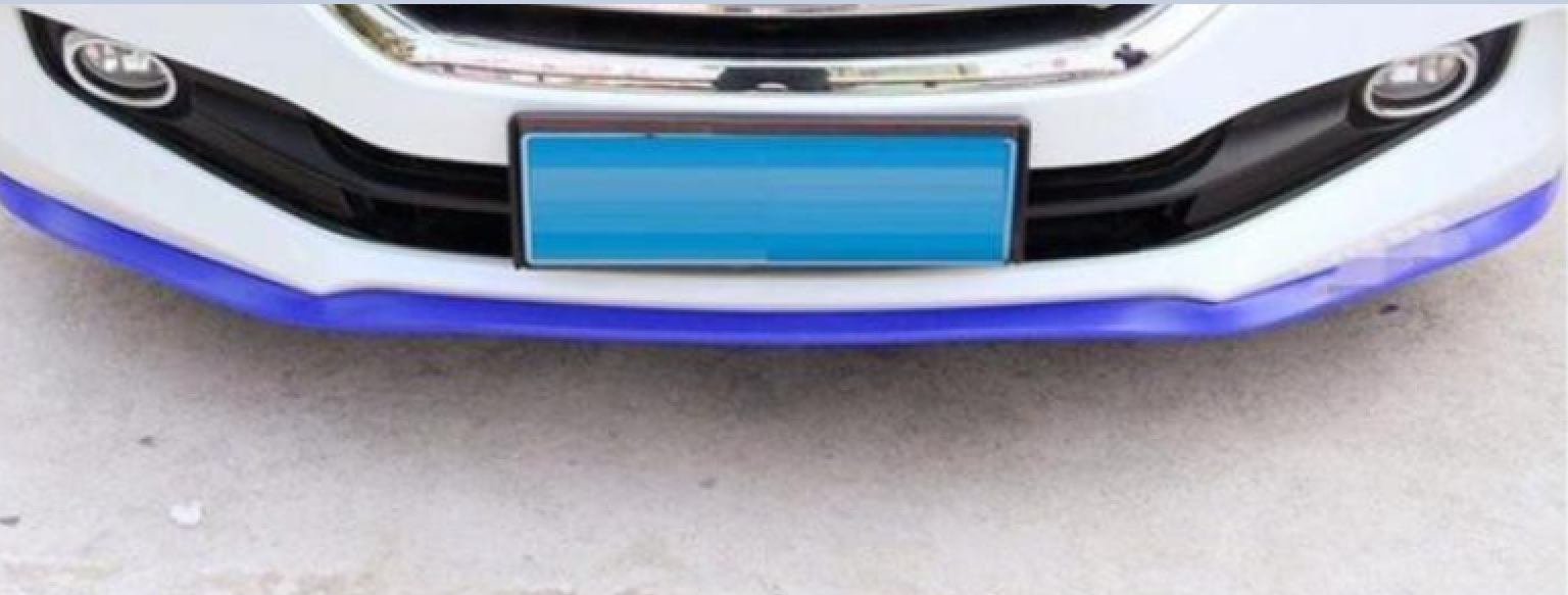 Универсален спойлер за броня и прагове син 5см x 2.5м