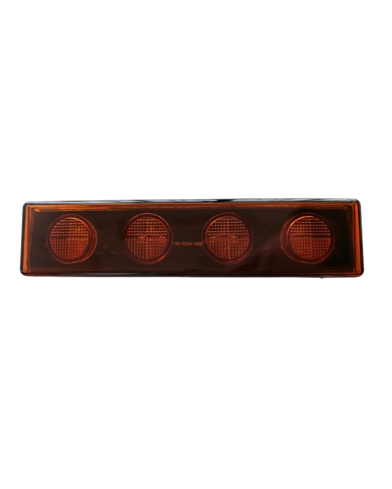 1бр Оранжев преден габарит LED сенник маркер за Скания Scania - 180mm x 40 mm + букса
