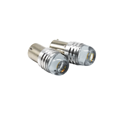 Комплект от 2 броя LED Лед Диодни Крушки За Габарит P21W 1156 BA15S 12V с 9 Леда Бяла Светлина