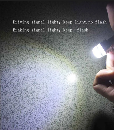 Комплект от 2 броя LED Лед Диодни Крушки За Габарит P21W 1156 BA15S 12V с 9 Леда Бяла Светлина